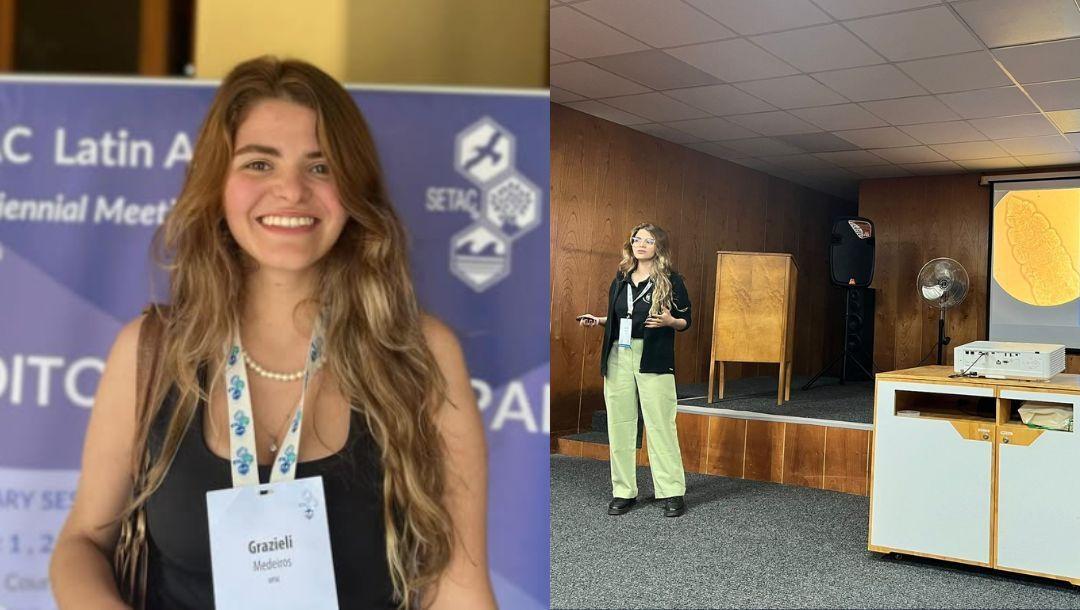 Jovem de Vidal Ramos fala sobre ecologia em evento internacional 